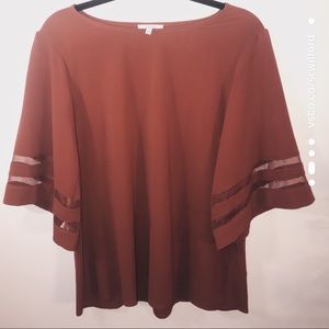 Burnt Orange Blouse